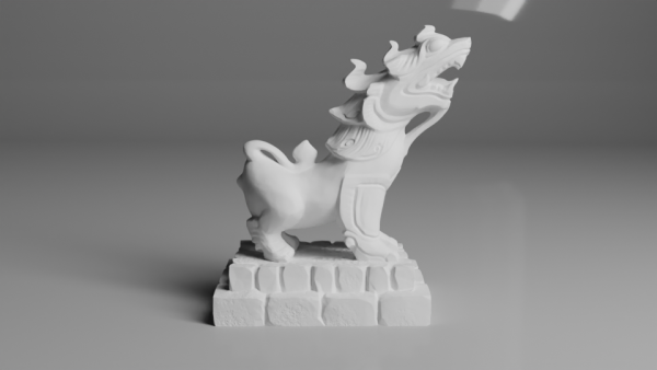 Foo lion - 3D printed
